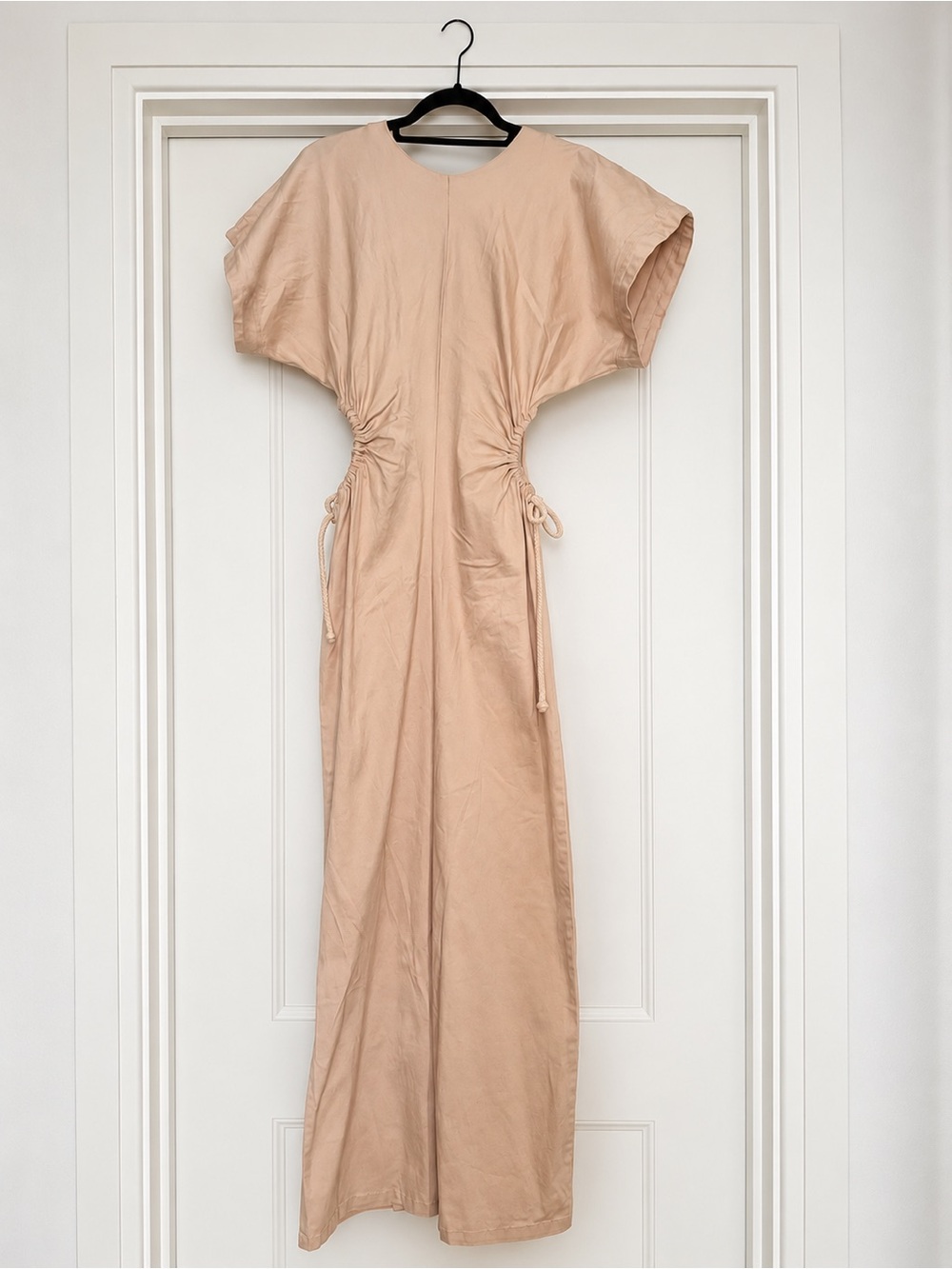 Andrea Iyamah Drawstring Waist Maxi Dress